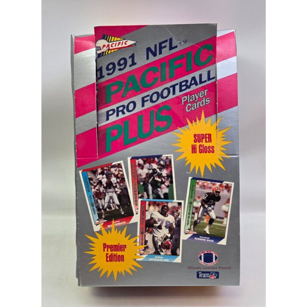 1991 NFL Pacific PRO Football Plus Hobby Box 36 Packs